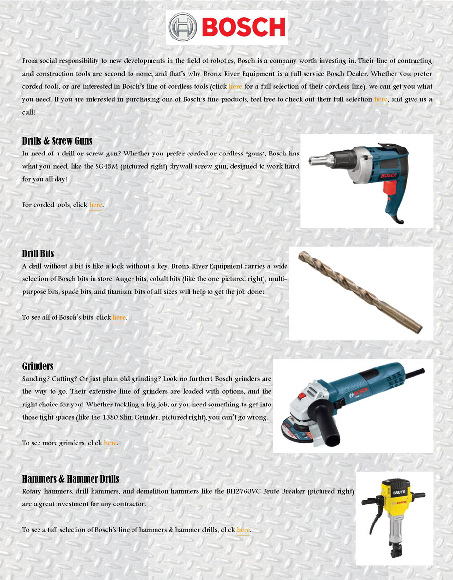 Bronx River Equipment